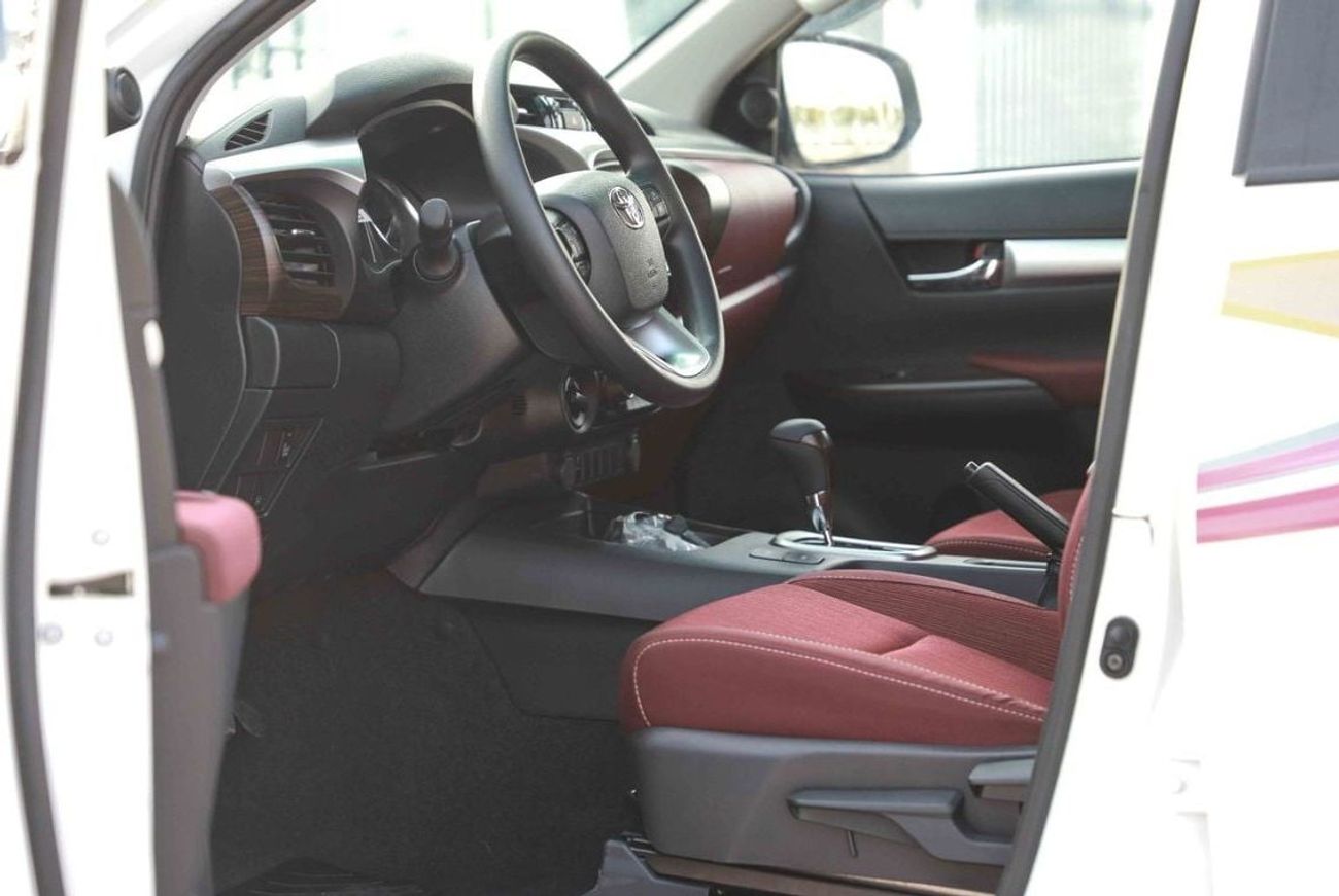 Toyota Hilux HI 2.7L - PLATINUM WHITE PEARL inside MAROON | Export Only