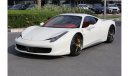 Ferrari 458 ITALIA 2014 MODEL LOW MILGE 33,000 KM GCC NO ANY ACCIDENT