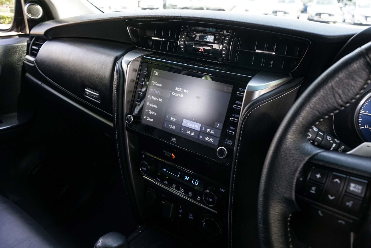 تويوتا فورتونر The Toyota Fortuner is a mid-size, seven-seater SUV known for its robust, off-road capability and is