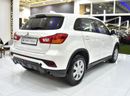 Mitsubishi ASX EXCELLENT DEAL for our Mitsubishi ASX ( 2019 Model ) in White Color GCC Specs