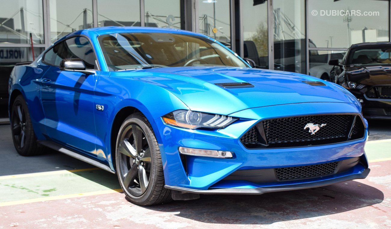 Ford Mustang 2019 GT Premium, 5.0 V8 GCC, 0km w/ 3Years or 100K km Warranty and 60K km Service at Al Tayer Motors