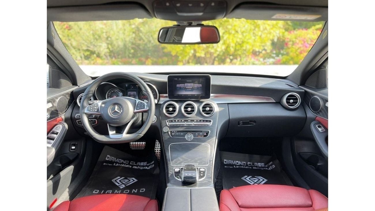 Mercedes-Benz C 200 AMG Pack Mercedes C200 AMG 360 Camera Panoramic  Ventilation Seats  Full option GCC 2018  61,000 KM