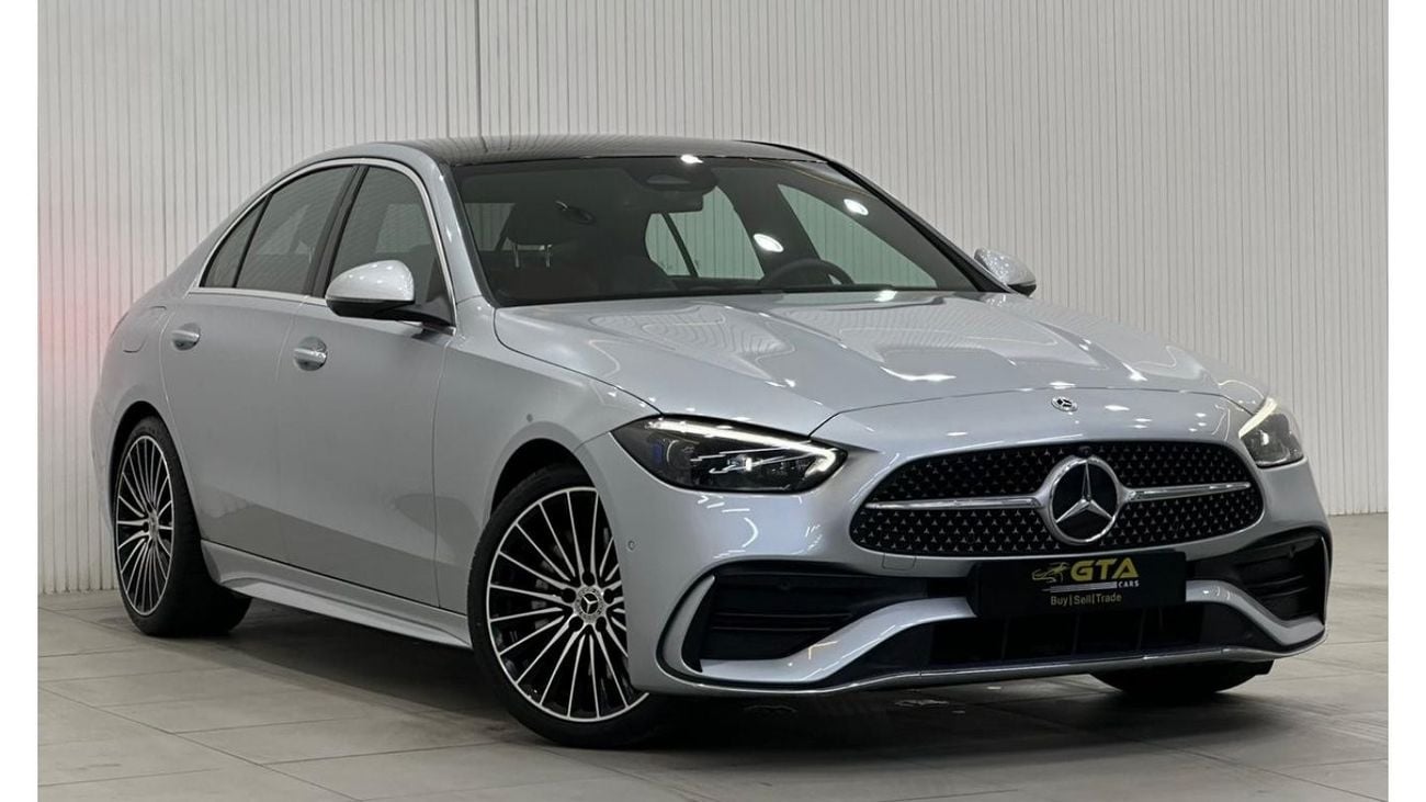 Mercedes-Benz C 200 2023 Mercedes Benz C200 AMG Premium Plus, 5 Years Mercedes Warranty, Full Options, Low Kms, GCC