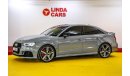 أودي RS3 Audi RS3 2018 GCC under Agency Warranty with Zero Down-Payment.