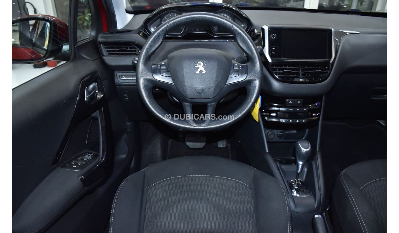 Peugeot 208 EXCELLENT DEAL for our Peugeot 208 1.6L ( 2019 Model ) in Red Color GCC Specs