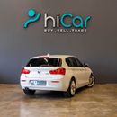 BMW 120i STD AED 765  P.M • 0% Downpayment • BMW 120i Sport-line • 1 Year Warranty
