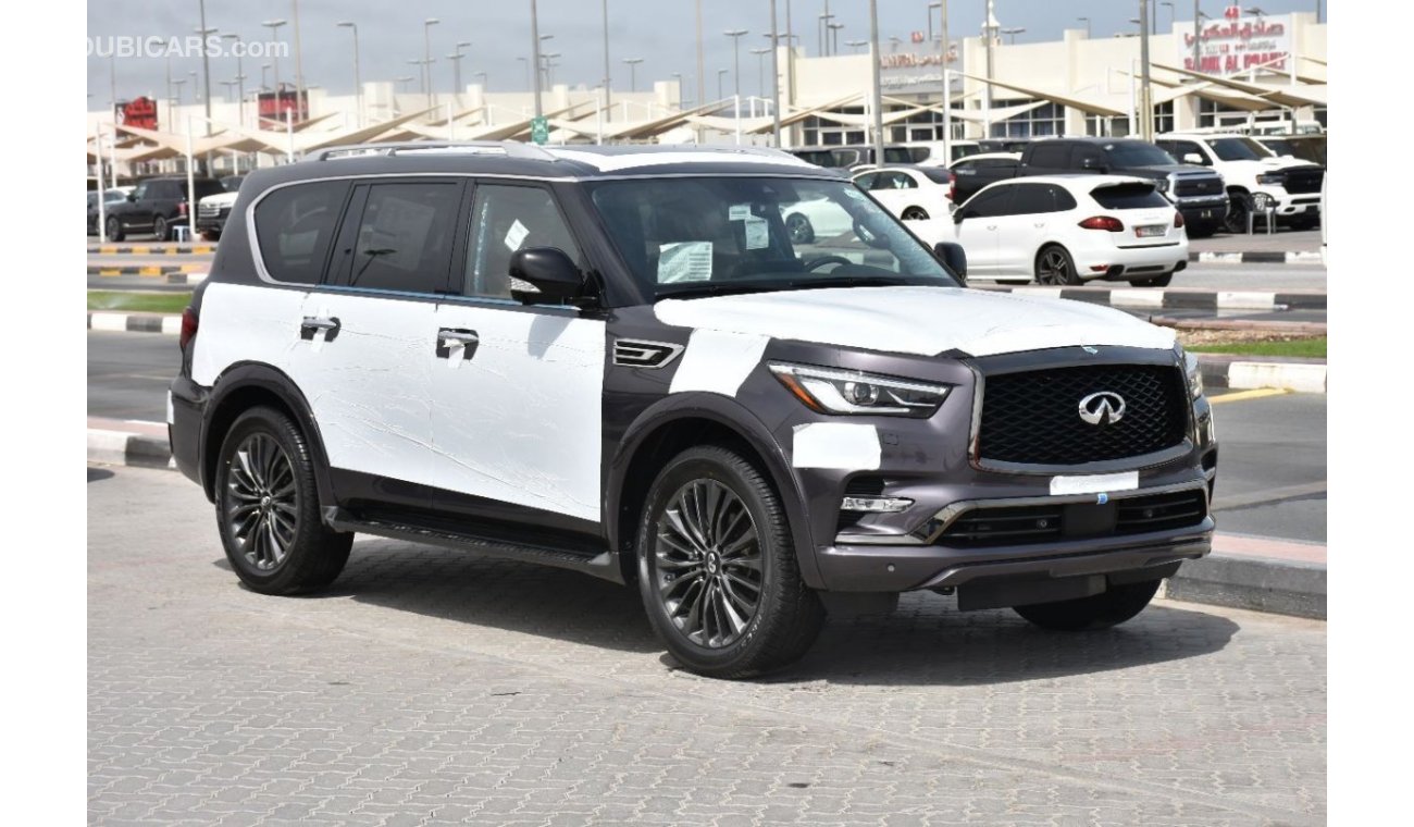 إنفينيتي QX80 BLACK EDITION | FULLY LOADED WITH CAPTAIN SEATS | NEW