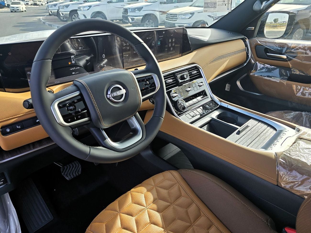Nissan Patrol Nissan Patrol LE Platinum City 3.5l Twin turbo petrol A/T 4WD SUV White  Color Inside Tan GCC 2026 M