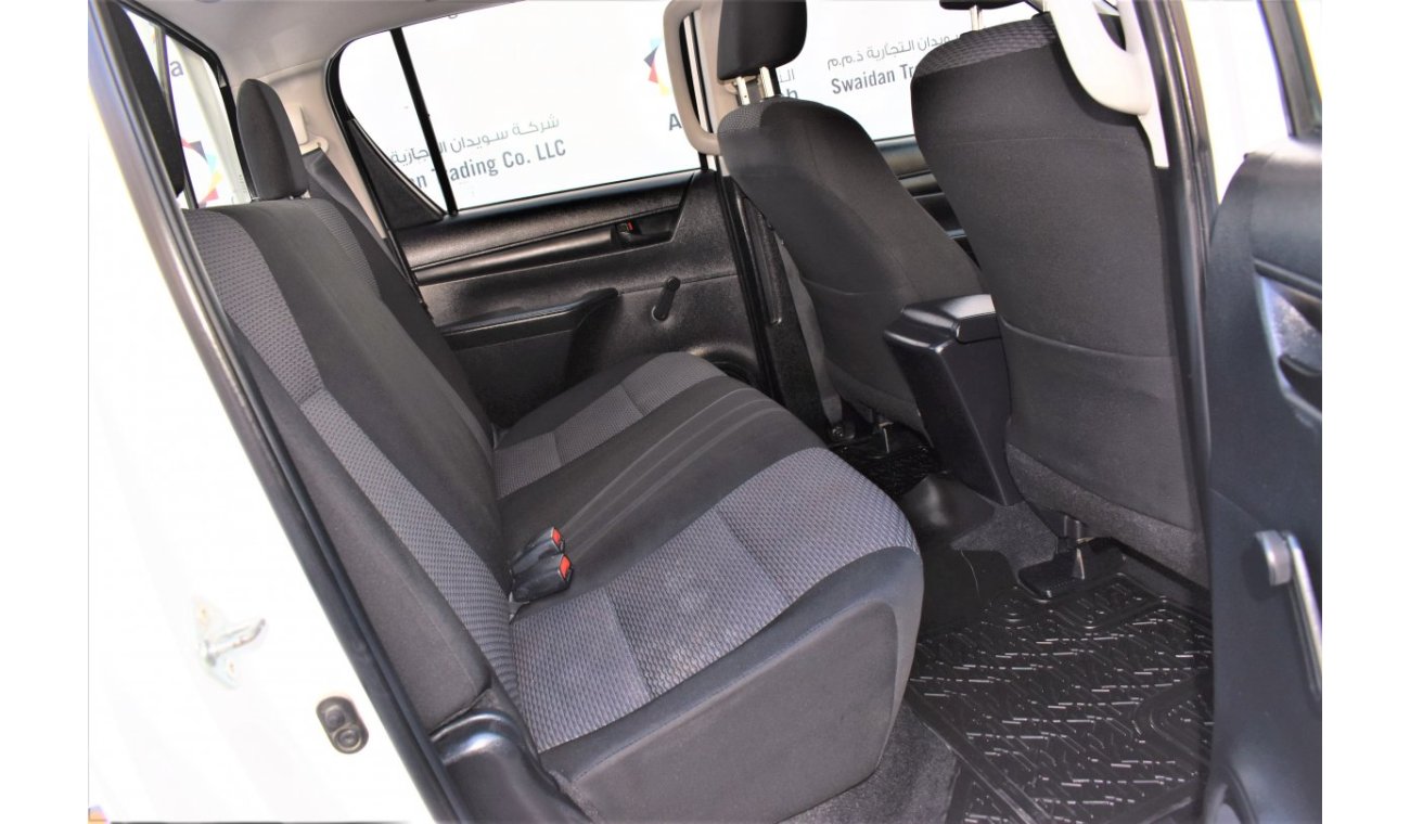 Toyota Hilux AED 1762 PM | 2.7L 4WD GCC WARRANTY