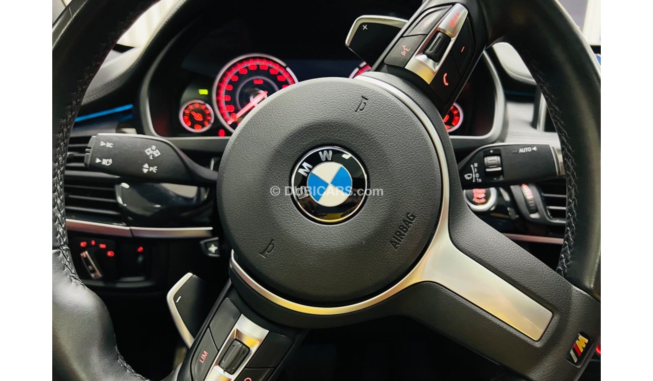BMW X6 50i M Sport GCC .. FSH .. Perfect Condition .. Original Paint ..