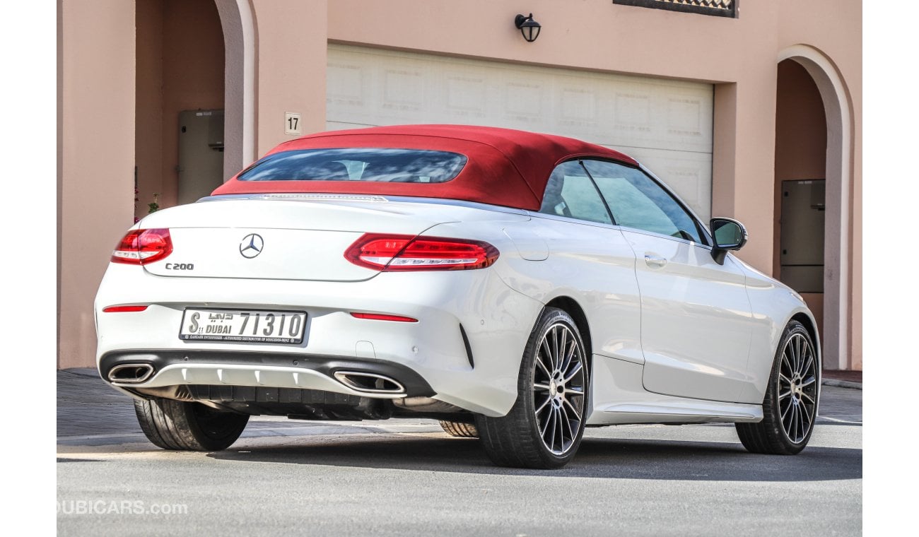 Mercedes-Benz C200 Cab AMG 2017 under warranty