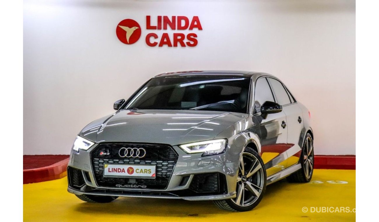 أودي RS3 Audi RS3 2018 GCC under Agency Warranty with Zero Down-Payment.