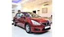 نيسان تيدا LOW MILEAGE! FULL SERVICE HISTORY! ONLY 31,000 KM Nissan Tiida 2016 Model!! in Red Color! GCC Specs
