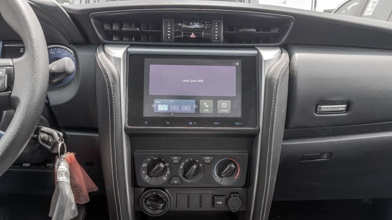 تويوتا فورتونر EXR 2026 Toyota Fortuner GX 2.7L AT Petrol 4WD (Black-Black)