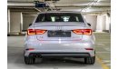 Audi A3 Audi A3 S-Line 2016 GCC under Warranty with Zero Down-Payment.