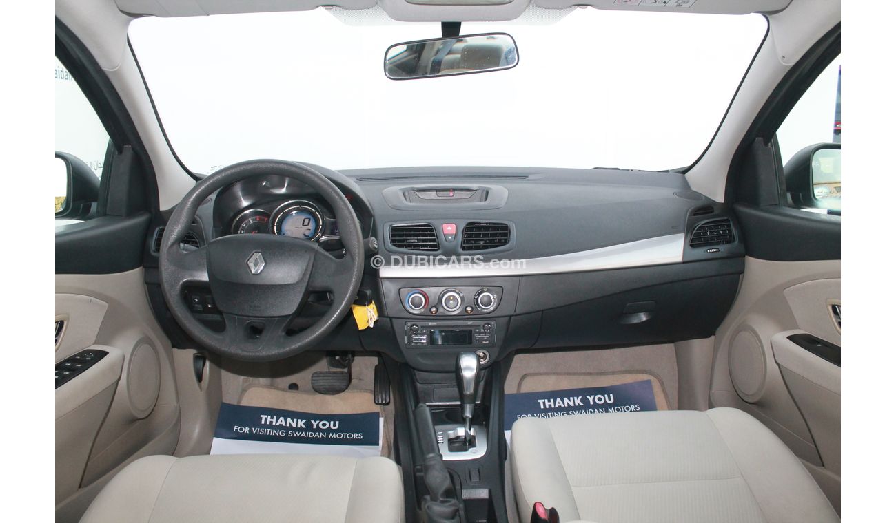 Renault Fluence 1.6L PE 2015 MODEL GCC SPECS WITH DEALER WARRANTY