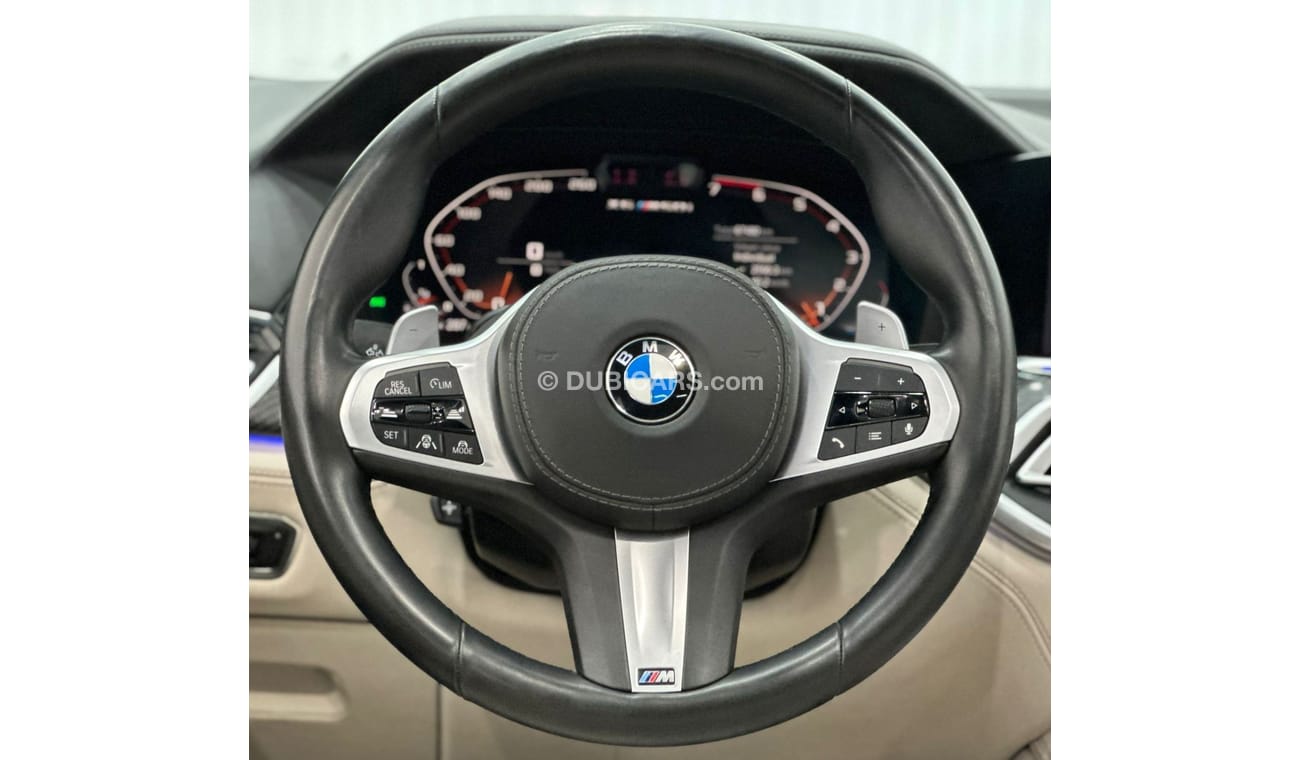 بي أم دبليو X6 2020 BMW X6 M50i, Jan 2025 BMW Warranty + Service Contract, Full Options, GCC