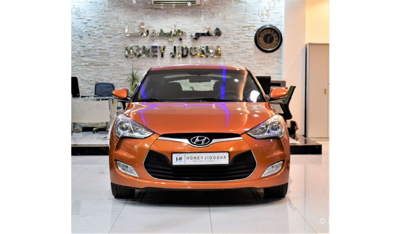 هيونداي فيلوستر ORIGINAL PAINT ( صبغ وكاله ) Hyundai Veloster 2013 Model!! in Orange Color! GCC Specs