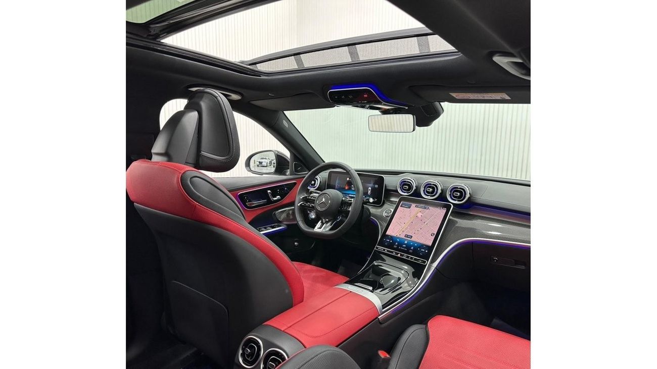 Mercedes-Benz C 43 AMG 2023 Mercedes Benz C43 AMG 4MATIC, May 2028 Mercedes Warranty, May 2027 Mercedes Service Pack, GCC