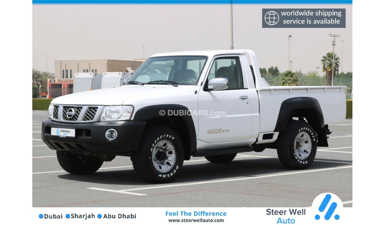نيسان باترول بيك آب S 2016 | NISSAN PATROL PICKUP | 4X4, 4800VTC, 6CYL, SINGLE CAB |  WITH GCC SPECS AND EXCELLENT CONDI