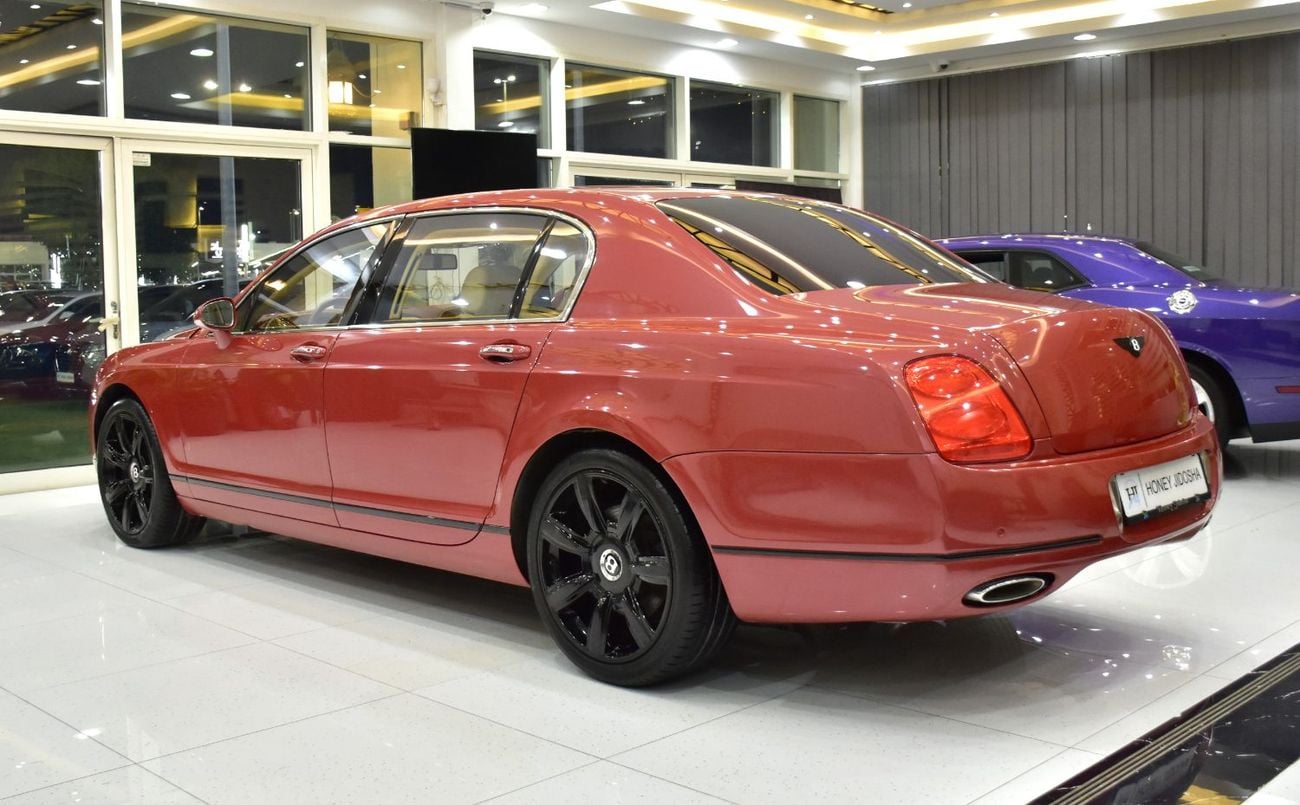 بنتلي فلاينج سبور EXCELLENT DEAL for our Bentley Flying Spur V12 ( 2007 Model ) in Orange Color GCC Specs