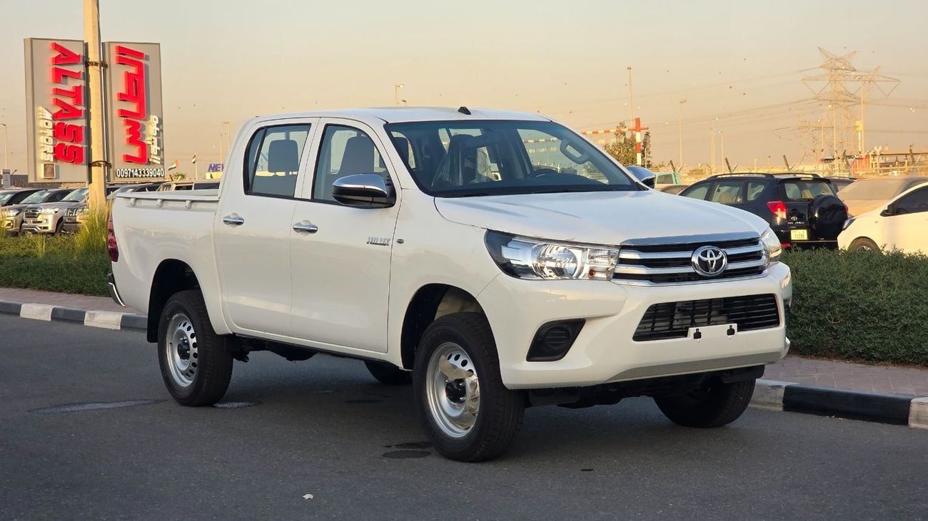 تويوتا هيلوكس DLX 2026 TOYOTA HILUX D/C 2.4L DSL 6-SPEED M/T (MANUAL WINDOWS)