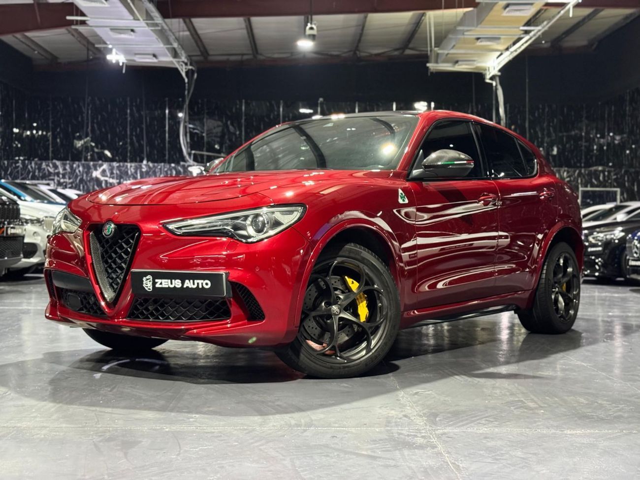ألفا روميو ستيلفيو Quadrifoglio 2.9L (503 HP) 2018 Alfa Romeo Stelvio Q4, Warranty, Carbon Fiber Package, Excellent Con
