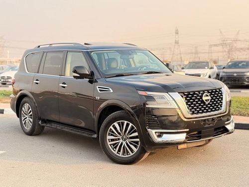 نيسان أرمادا SL Full option sunroof, leather seats original 2021