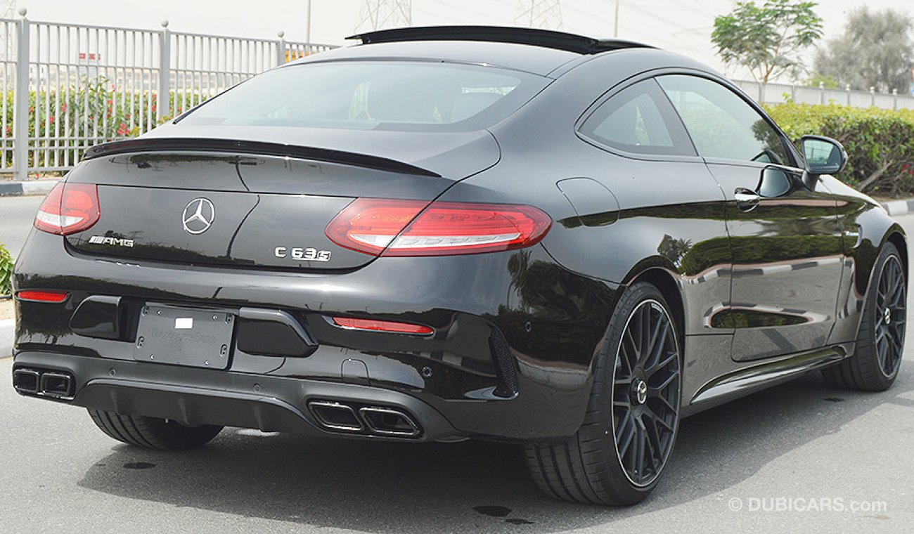 Mercedes-Benz C 63 Coupe AMG S, V8 Biturbo, GCC Specs with 2 Years Unlimited Mileage Warranty