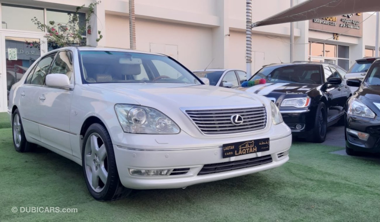 Lexus LS 430 Gulf 3/4 Ultra Hole Leather Screen Rear Camera Wheels Sensors Wood Chairs Heating Android Screen Fog