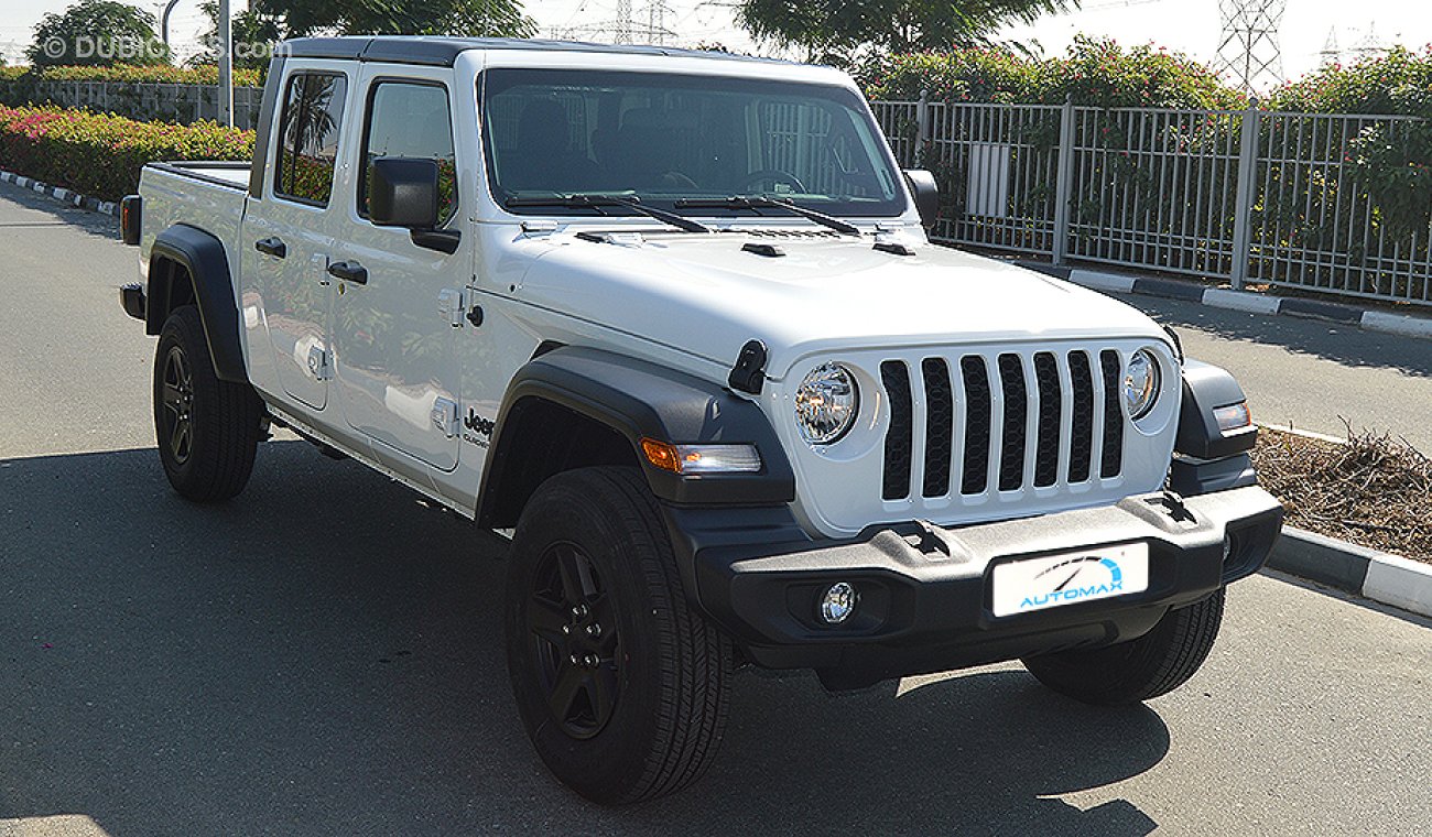 Jeep Gladiator 2020 Sport "S" 4X4, 3.6L V6 GCC, 0km with 3 Years or 100,000km Warranty