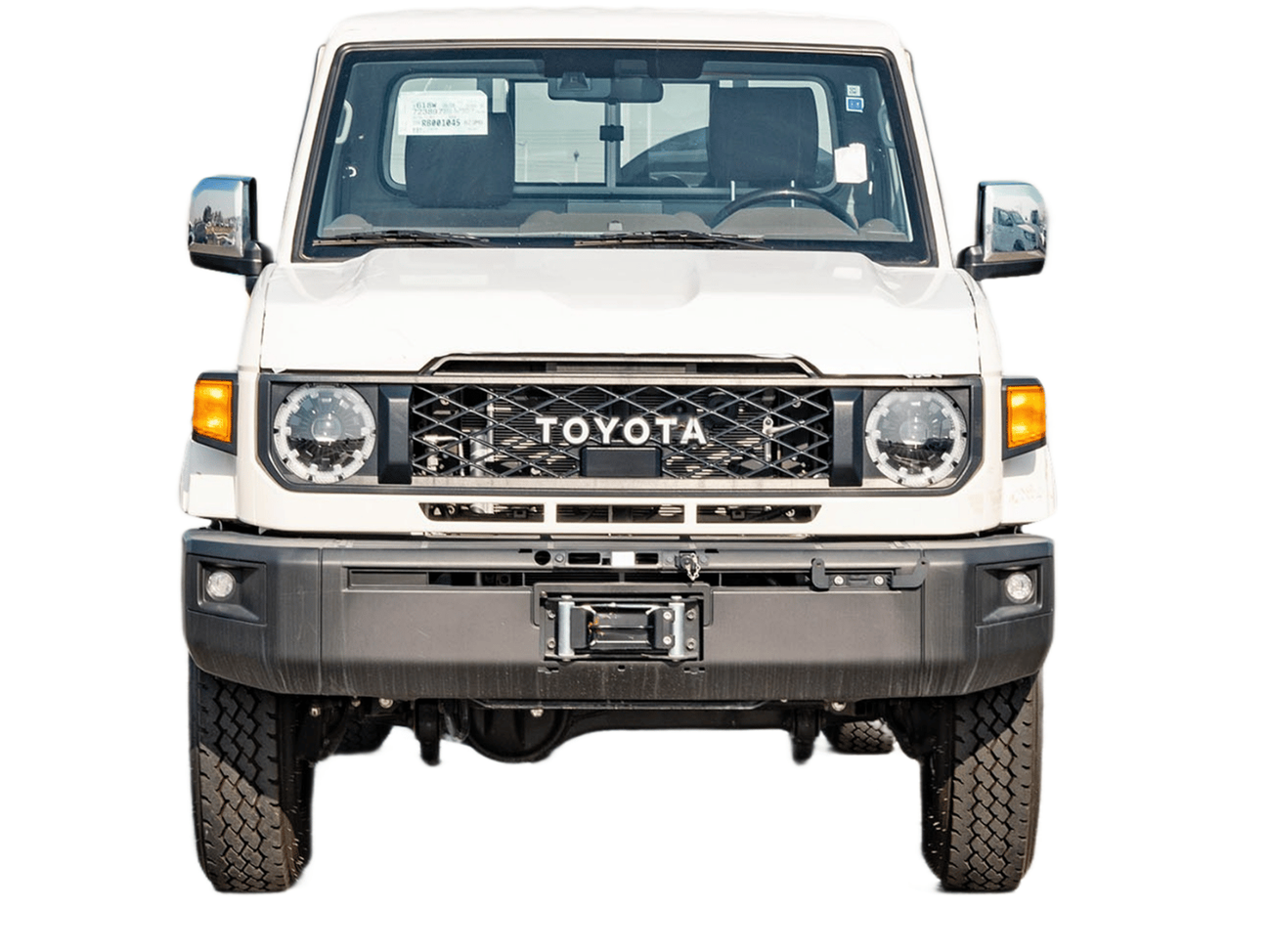 تويوتا لاند كروزر بيك آب ECTCGA002 – 2025 Toyota LC79 Single Cab Pick Up - 2.8L Diesel Auto - Mid - White with Beige Interior