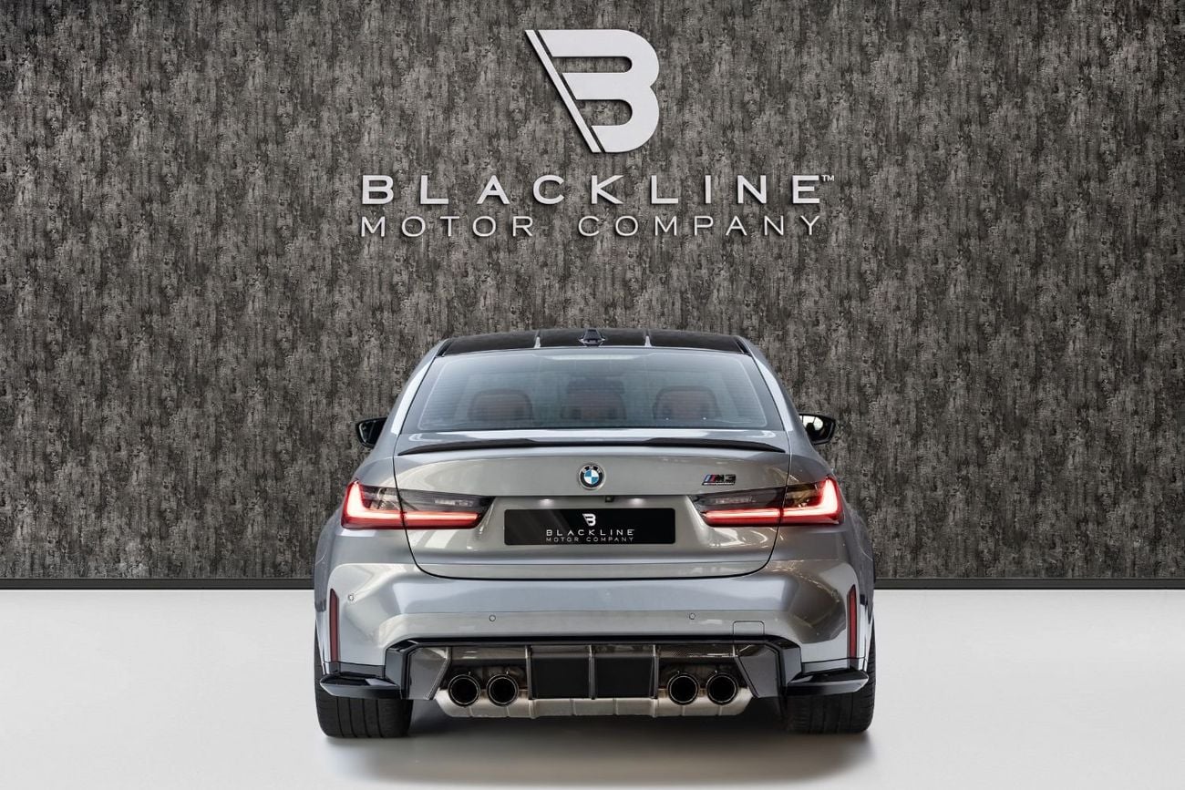 BMW M3 xDrive COMPETITION BUY NOW, PAY 2027 | THE BLACKLINE STANDARD | BMW Warranty + Service, GCC, Low KMs