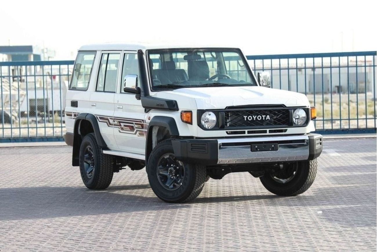 Toyota Land Cruiser 70 2024 Toyota LC76 4.0 Hard Top LX HI - White inside Bluish Grey | Export Only