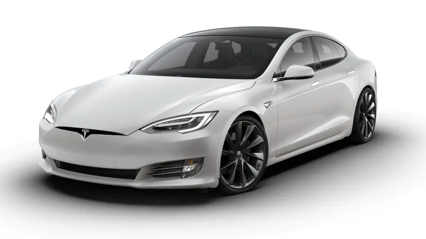 Tesla Model S cover - Front Left Angled