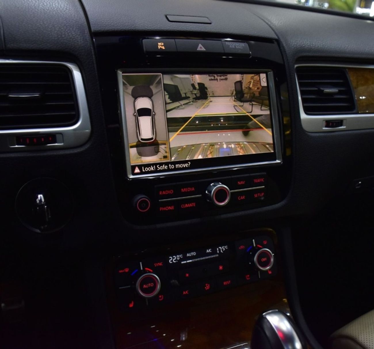 Volkswagen Touareg EXCELLENT DEAL for our Volkswagen Touareg ( 2015 Model ) in Black Color GCC Specs