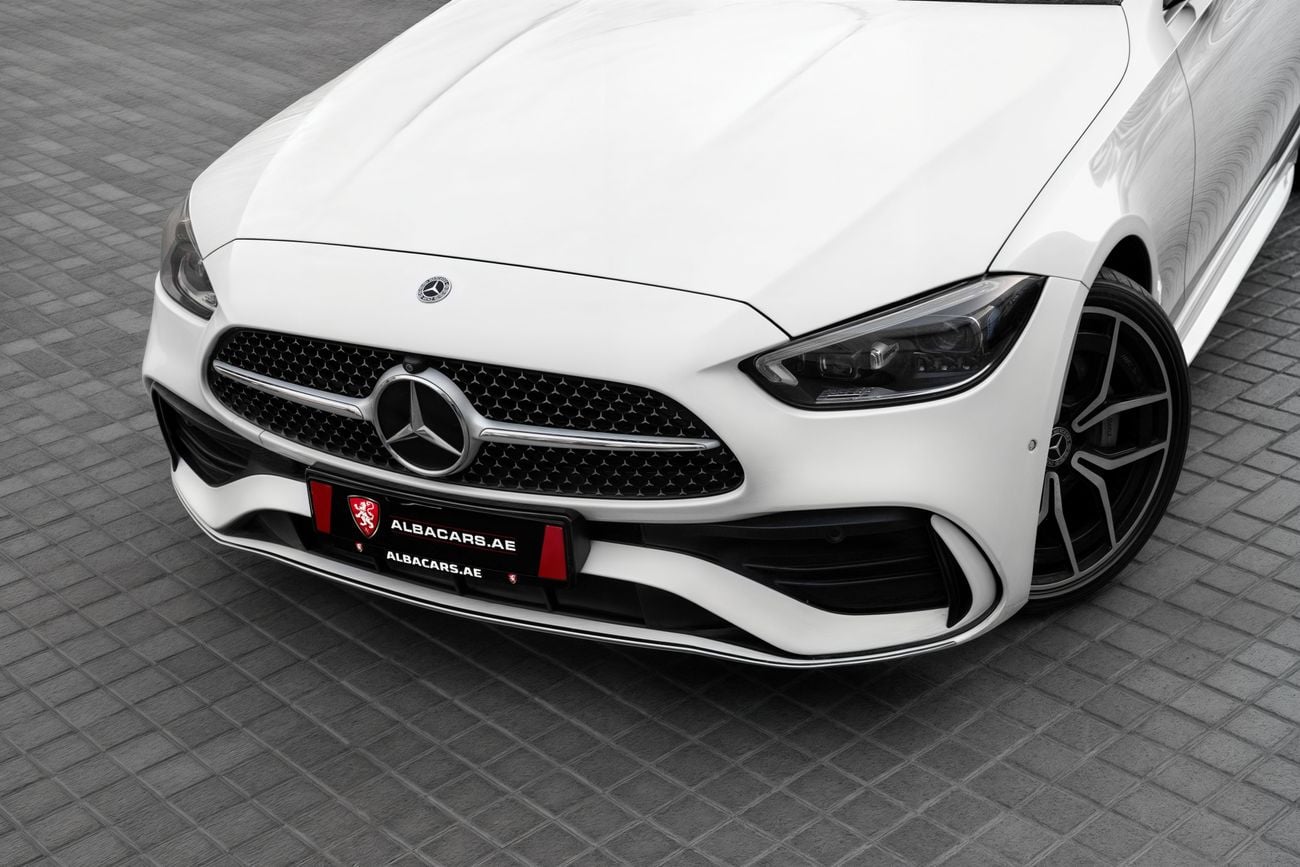 مرسيدس بنز C 200 C200 AMG | 3,134 P.M | 0% Downpayment | GARGASH WARRANTY / SERVICE!