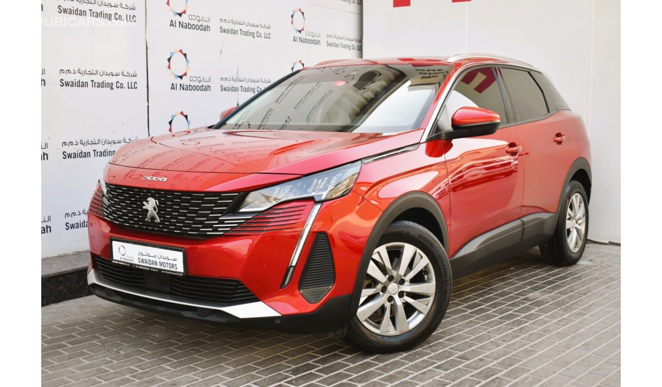 Peugeot 3008 AED 1199 PM | 1.6L ACTIVE GCC AGENCY WARRANTY UP TO 2026 OR 100K KM