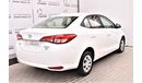 Toyota Yaris AED 800 PM I 1.5L SE 2019 GCC DEALER WARRANTY