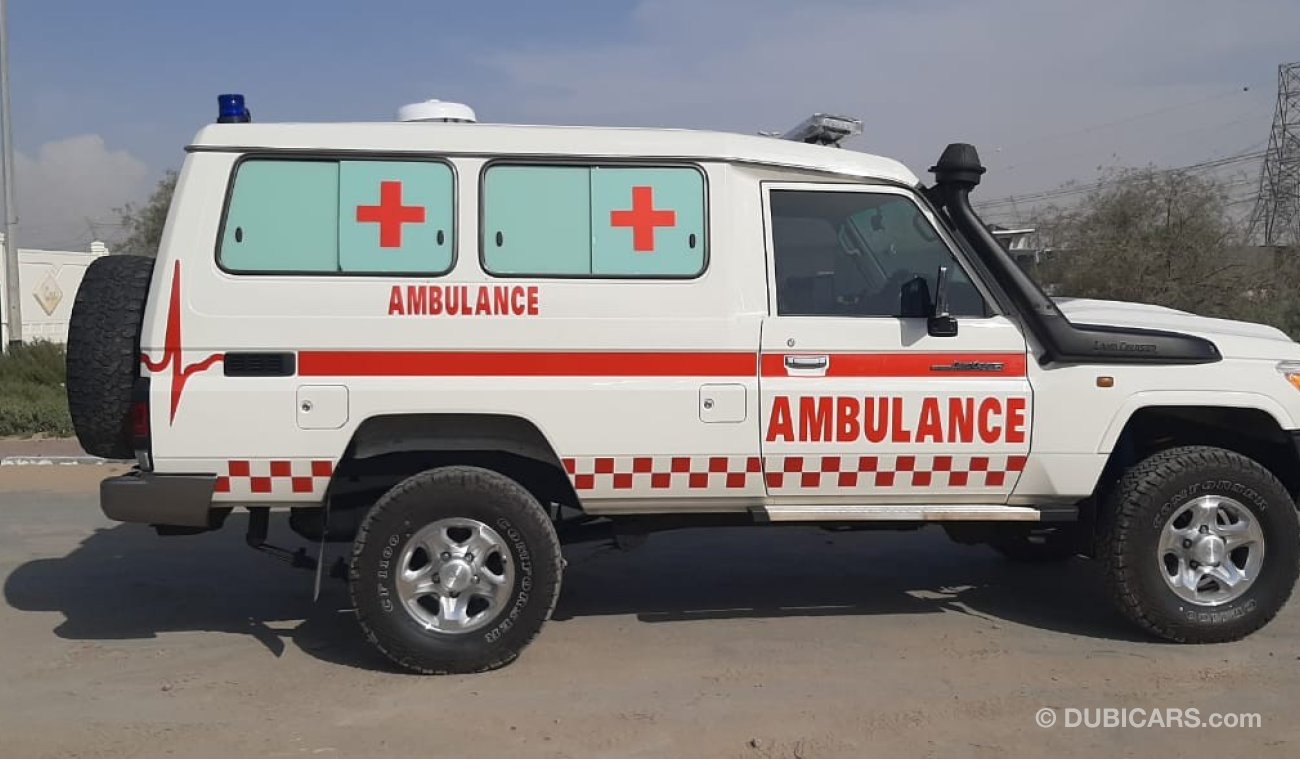 تويوتا لاند كروزر TOYOTA HARDTOP LANDCRUISER AMBULANCE 2019 MODEL VDJ78 TURBO DIESEL 4.5CC  MTM, 5-SPEED FLOOR SHIFT