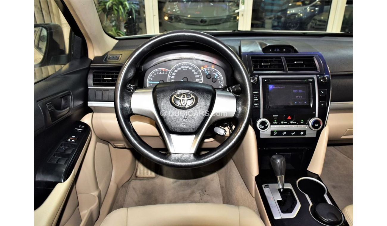 تويوتا كامري ( صبغه وكاله ORIGINAL PAINT ) Toyota Camry S+ 2014 Model!! in White Color! GCC Specs