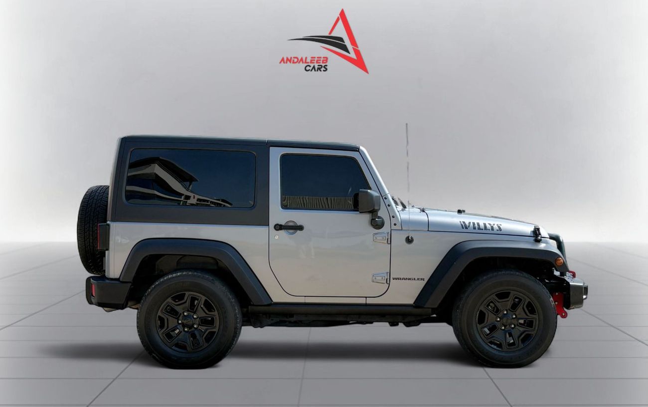Jeep Wrangler Willys Wheeler 3.6L A/T (2 Door) | 2017 | GCC SPECS | AED 1,150 / month