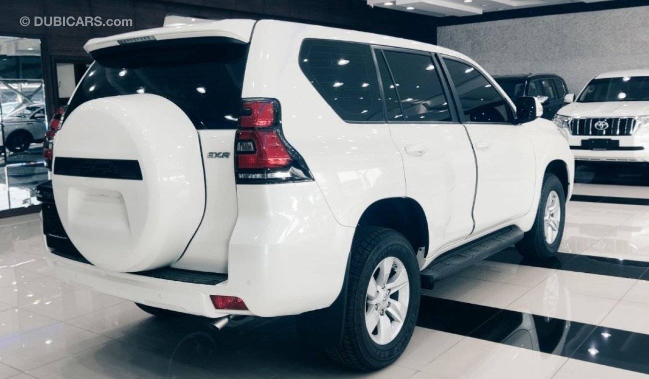 تويوتا برادو EXR 4.0L Petrol Auto White w Beige - No Sunroof & Leather Seats