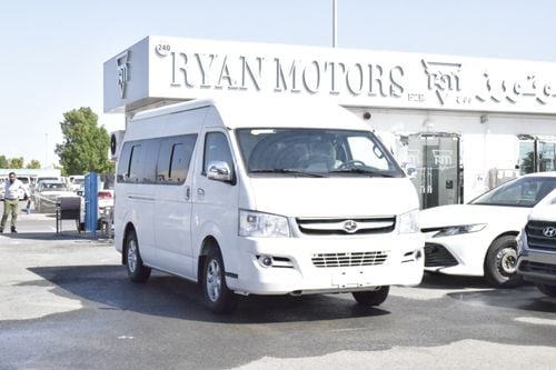 جويلونغ A6 الصين HIACE JOY LONG 2.4L DIESEL 2020 نموذج ناقل الحركة اليدوي 15 مقعد فقط للتصدير