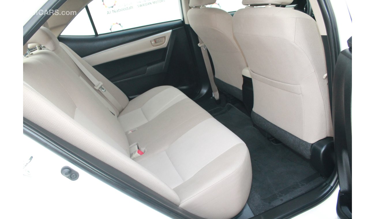 Toyota Corolla 2.0L SE 2015 MODEL GCC SPECS