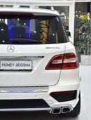 مرسيدس بنز ML 63 AMG EXCELLENT DEAL for our Mercedes Benz ML63 AMG ( 2015 Model ) in White Color GCC Specs