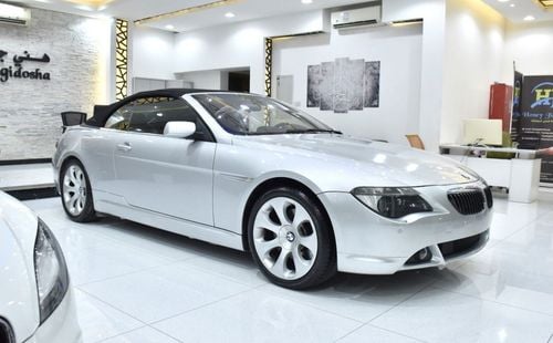 BMW 650i EXCELLENT DEAL for our BMW 650i Convertible ( 2006 Model ) in Silver Color GCC Specs