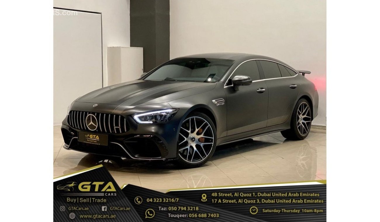 مرسيدس بنز AMG GT 63 2019 Mercedes-AMG GT 63 S, Warranty+Service Contract, GCC