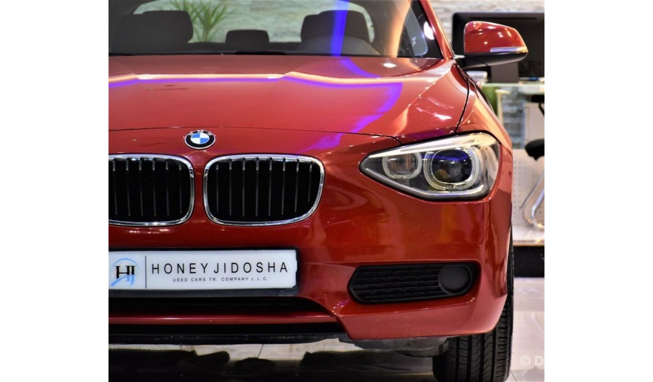 بي أم دبليو 116 AMAZING BMW 116i 2013 Model!! in Red Color! GCC Specs