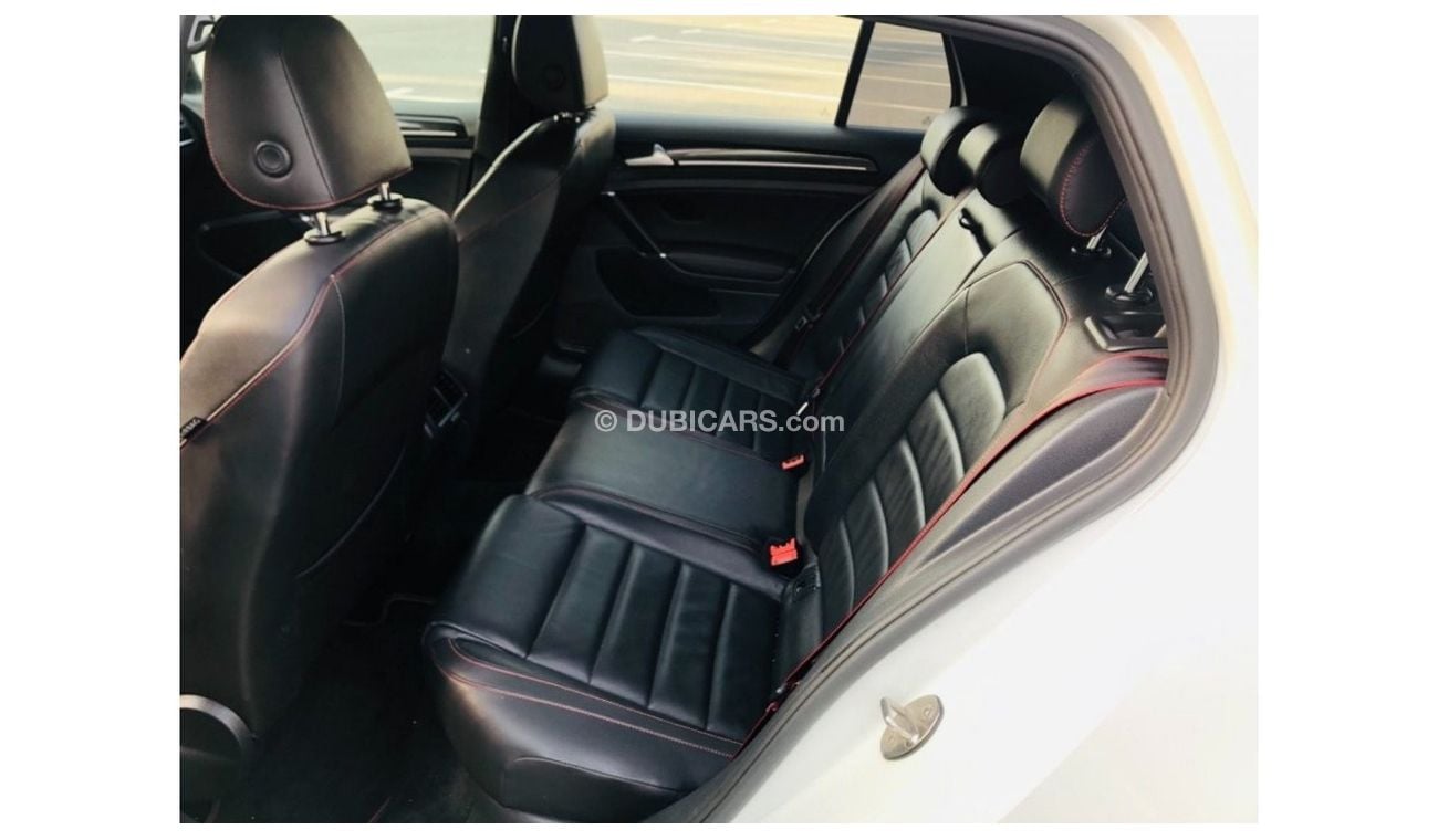 Volkswagen Golf Volex wagan GTI CLUB SPORT MODEL 2016 GCC CAR PERFECT CONDITION INSIDE AND OUTSIDE FULL OPTION PANOR